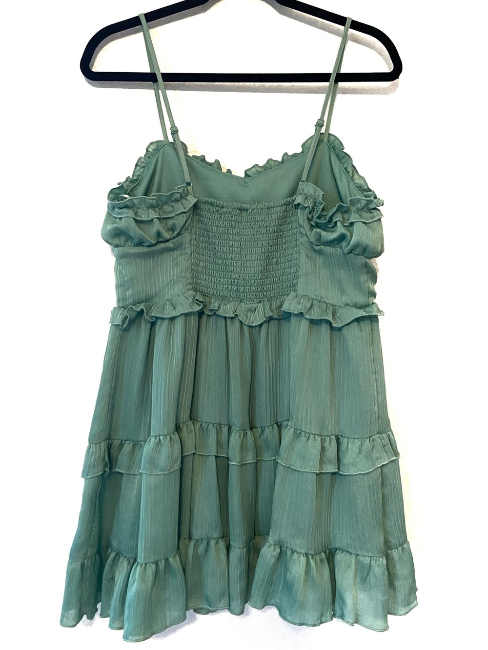 Wild Fable Mini Ruffle Dress Large - Picture 4 of 5